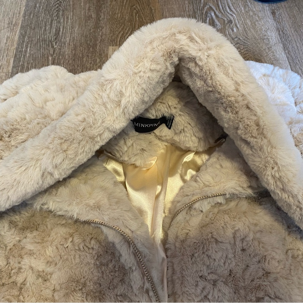 MINKPINK faux fur jacket